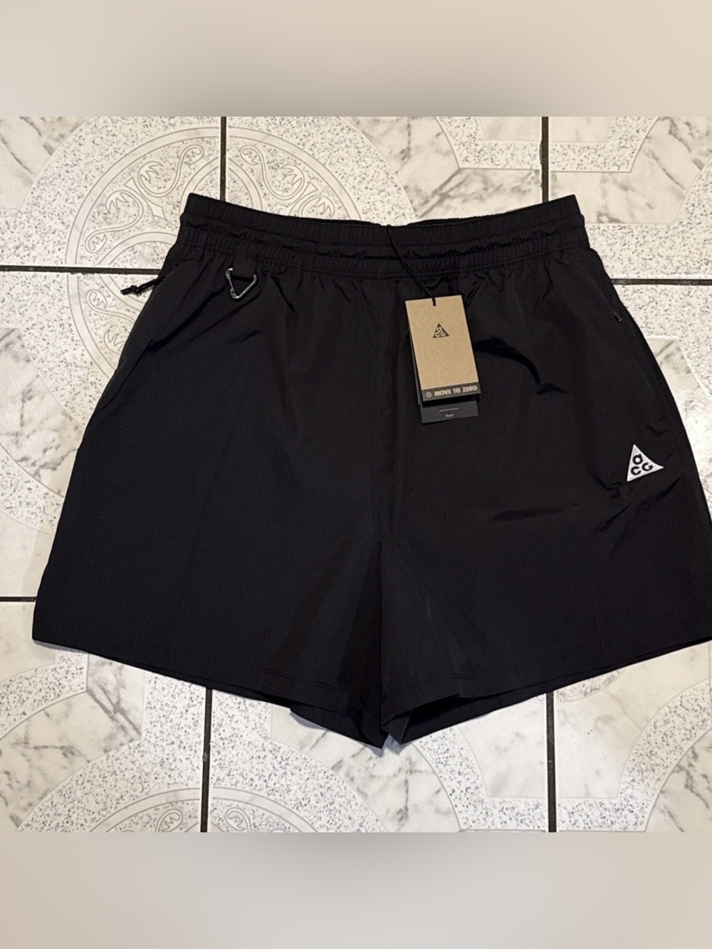Nike ACG Women’s 5” Oversized Trail Shorts Black NWT  s Hiking Gorpcore